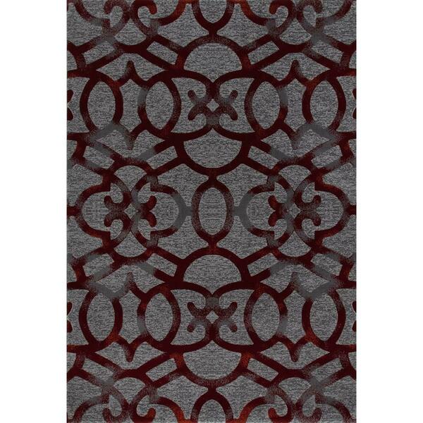 Art Carpet 8 X 11 Ft. Bastille Collection Trellis Woven Area Rug, Gray 841864108870